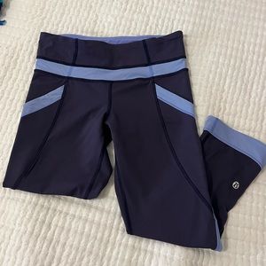 Lululemon Blue Mid Length Leggings